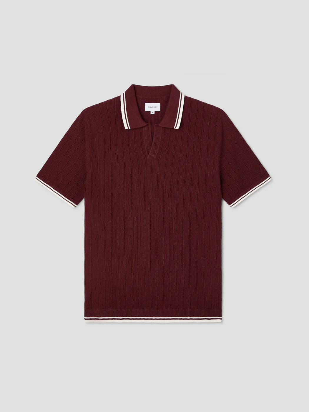 Polo col ouvert en coton biologique - Image 3