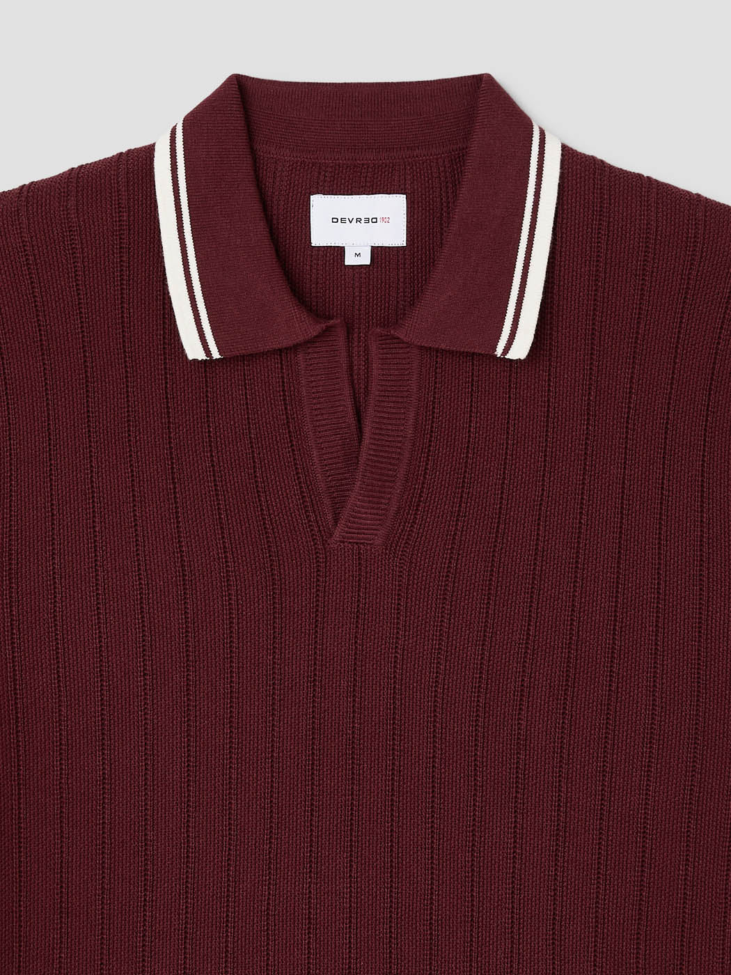 Polo col ouvert en coton biologique - Image 6