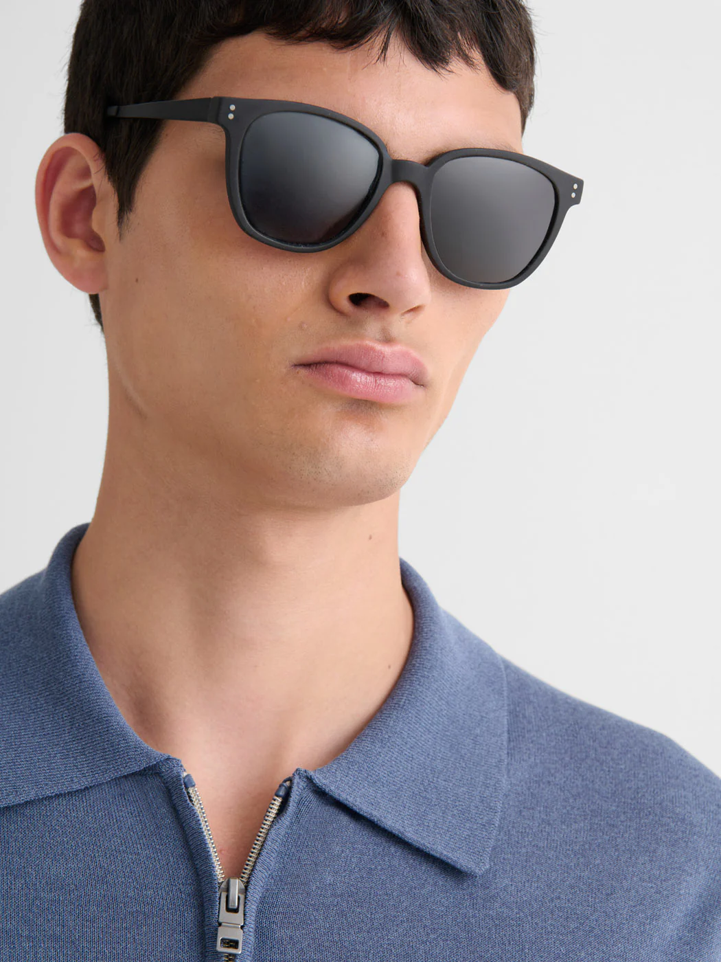 Polo zippé  en jersey - Image 5