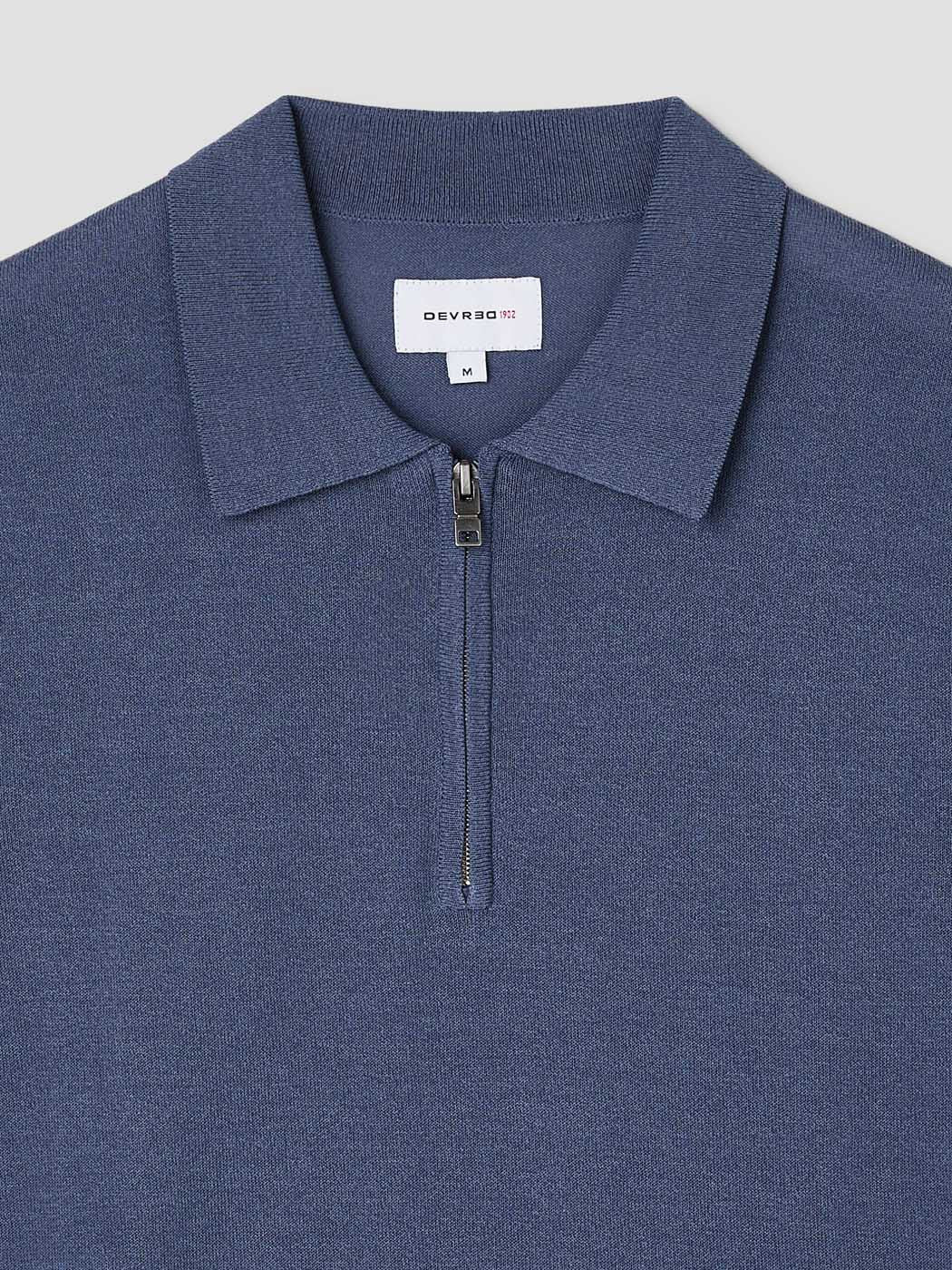Polo zippé  en jersey - Image 6