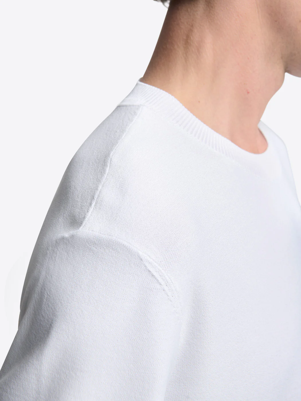 T-shirt col rond en maille - Image 5