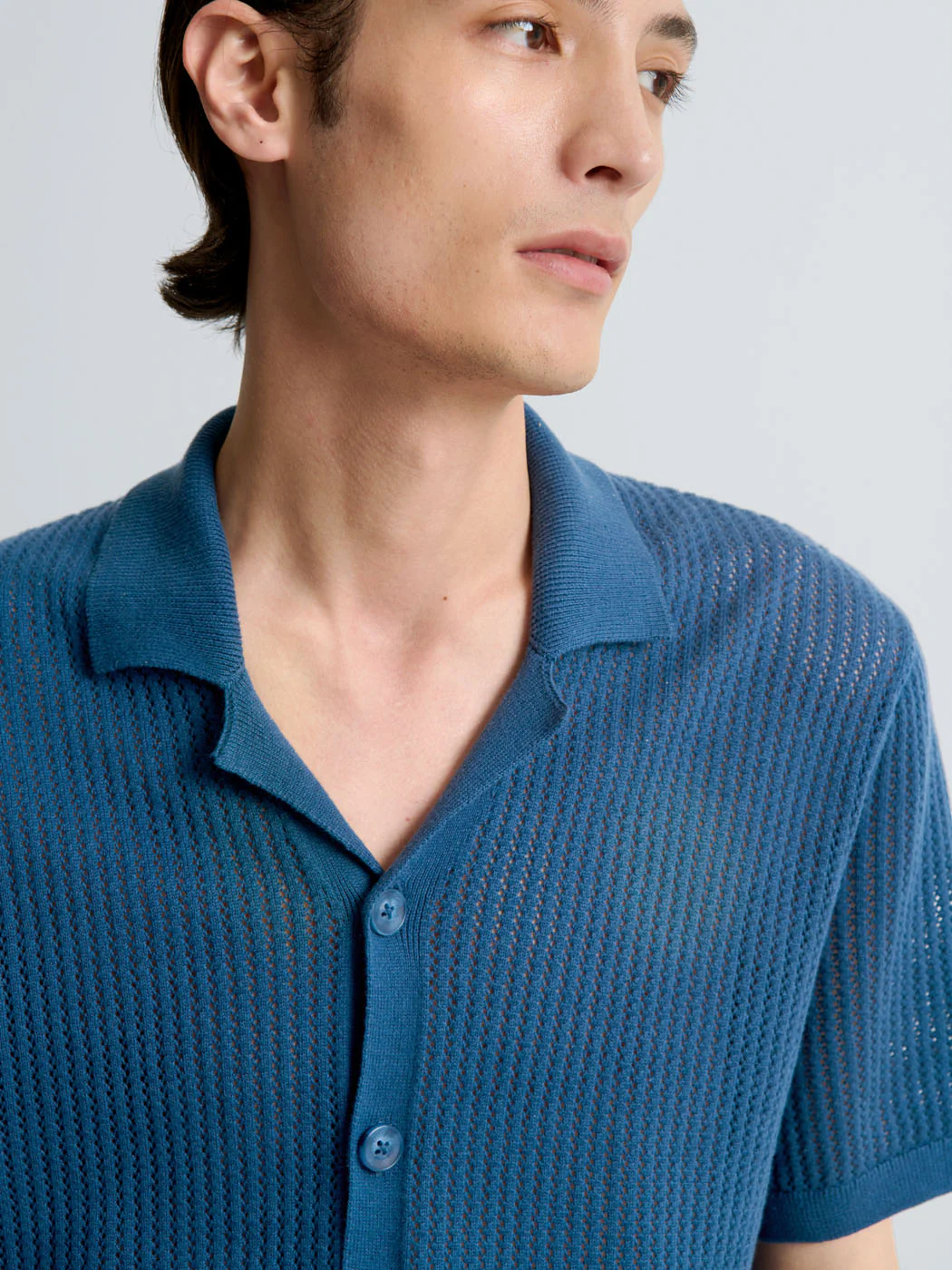 Chemise en maille en coton bio - Image 5