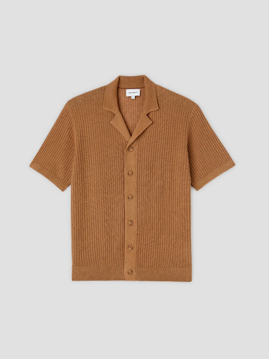 Chemise manches courtes  en coton-lin - Image 3