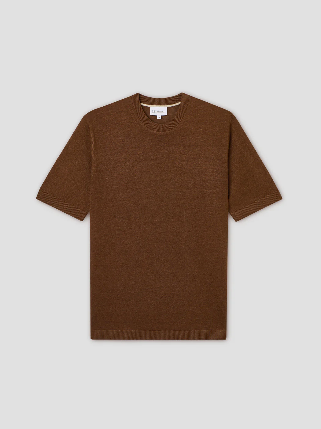 T-shirt maille col rond en lin - Image 3