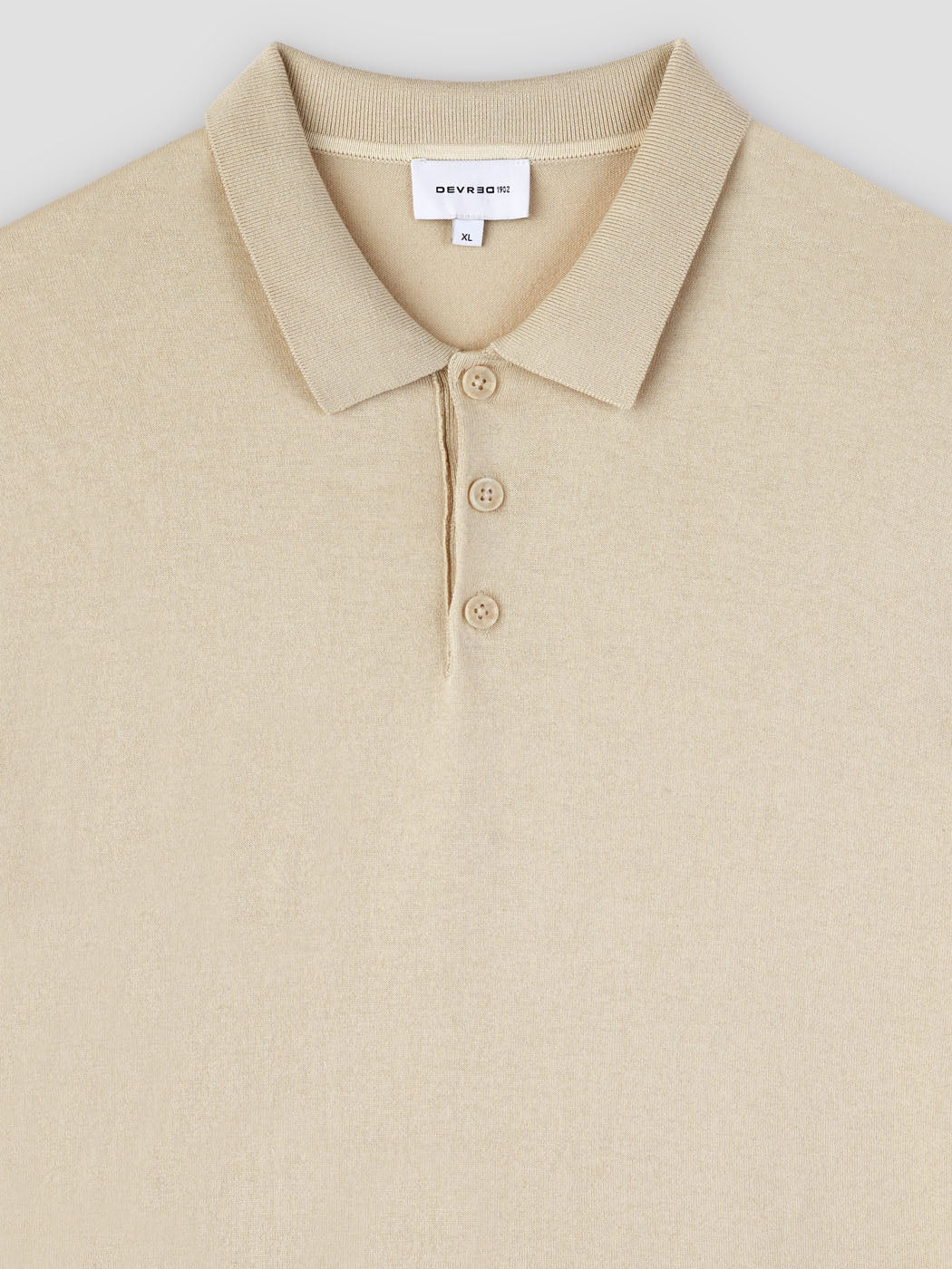 Polo  col boutonné en soie mélangé - Image 6