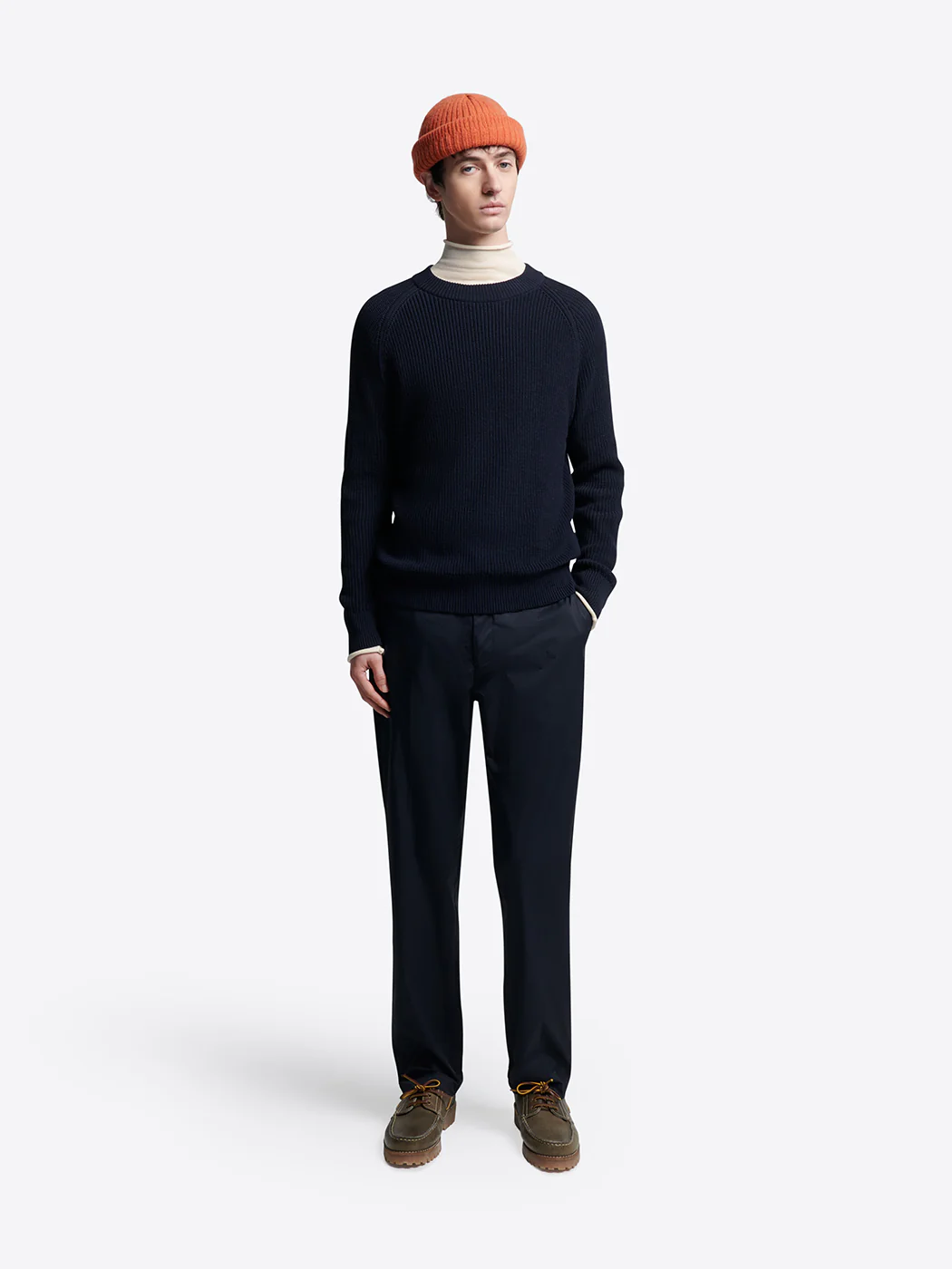 Pull col rond en coton bio - L'atelier - Image 3