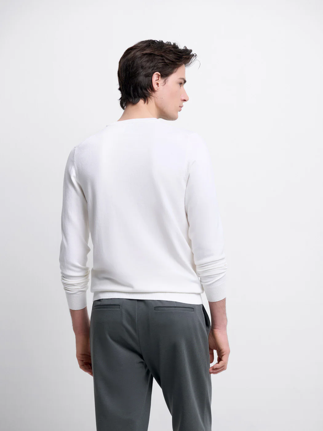 Pull col rond en viscose certifiée - Image 2