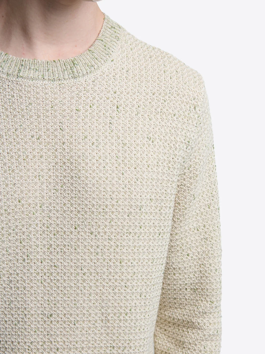 Pull col rond en coton - Image 5