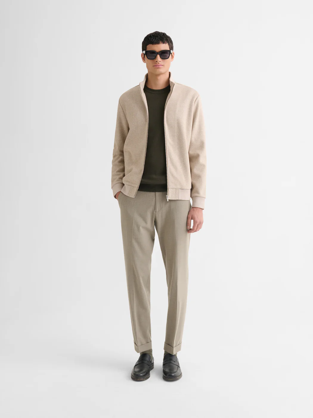 Pull col rond en laine et cachemire - Image 4
