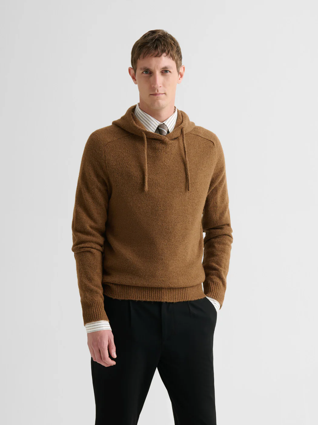 Pull à capuche en jersey