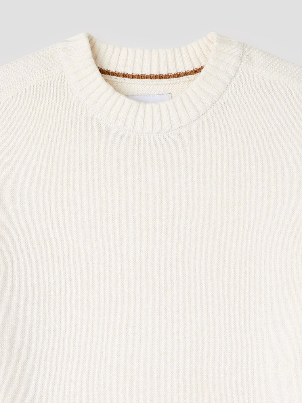 Pull col rond en coton bio - Image 6