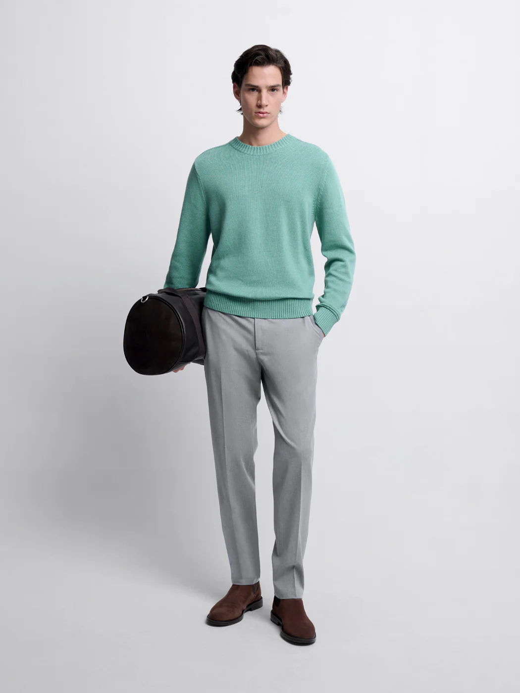 Pull col rond en coton bio - Image 4