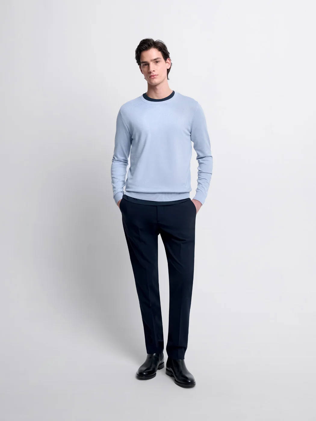 Pull col rond en viscose certifiée - Image 4