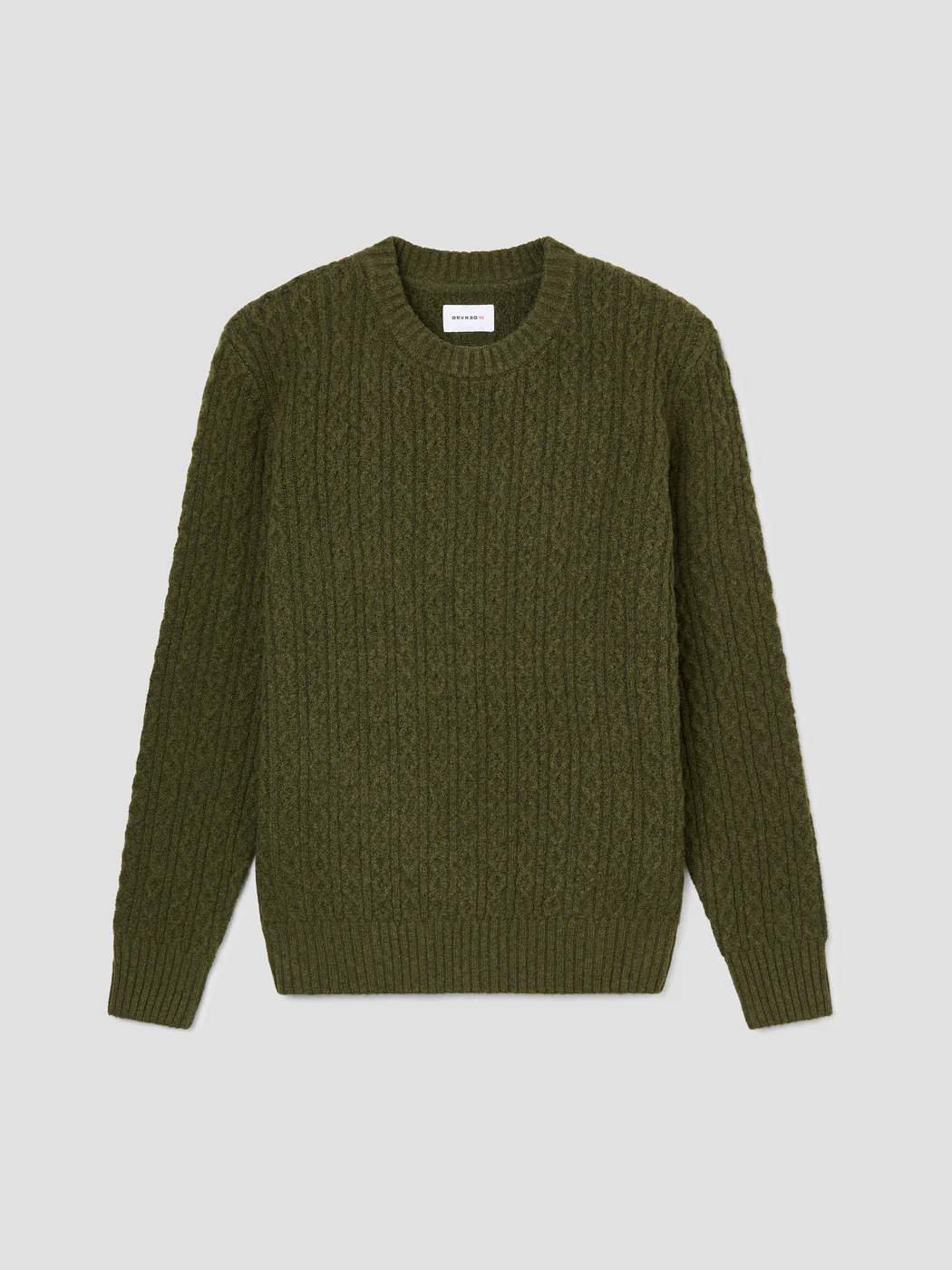 Pull col rond en maille torsadée - Image 3