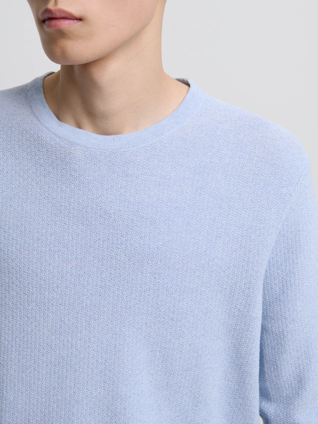 Pull col rond en coton bio - Image 5