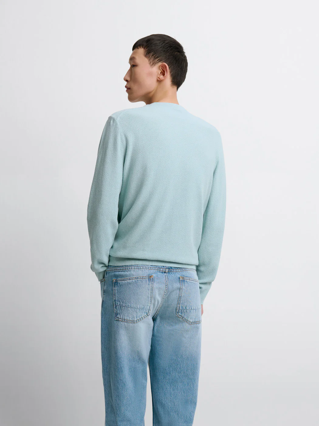 Pull col rond en coton bio - Image 2