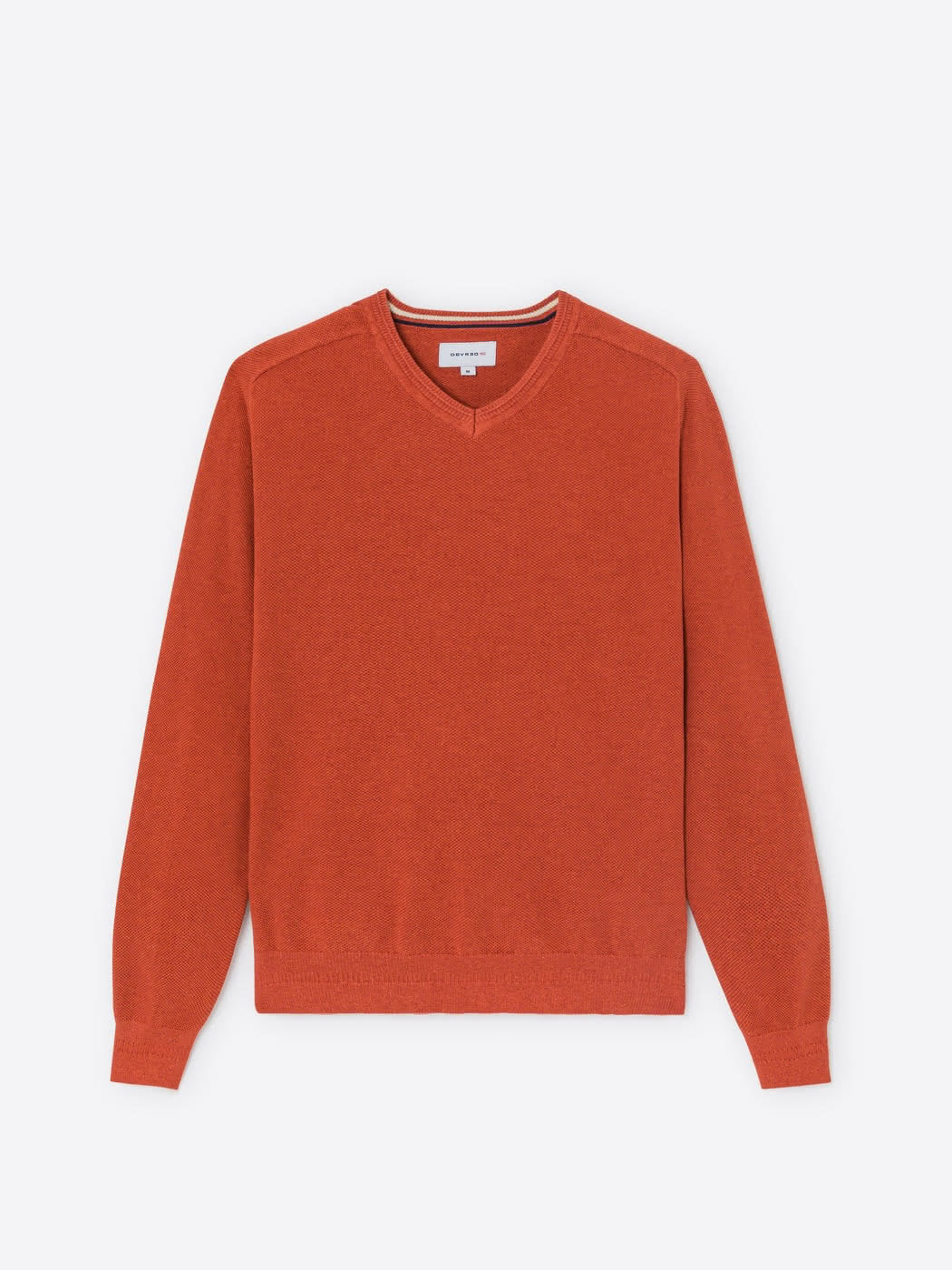Pull col V en coton bio