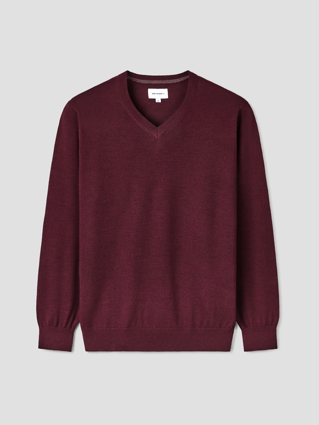 Pull col V en laine Mérinos - Image 3