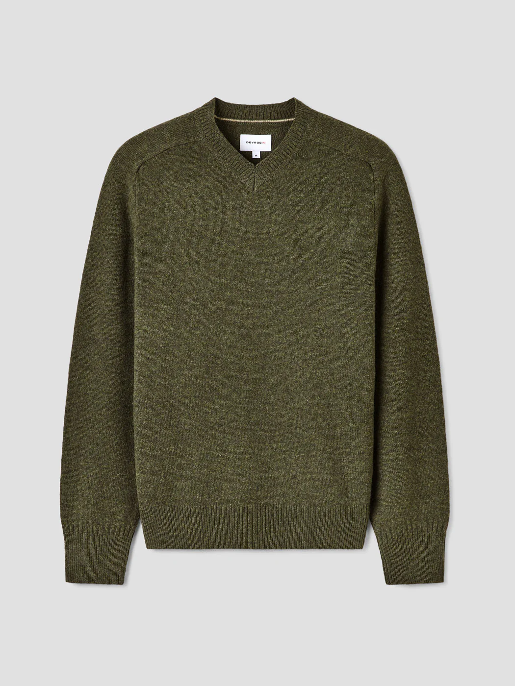Pull col V en laine mélangée - Image 3