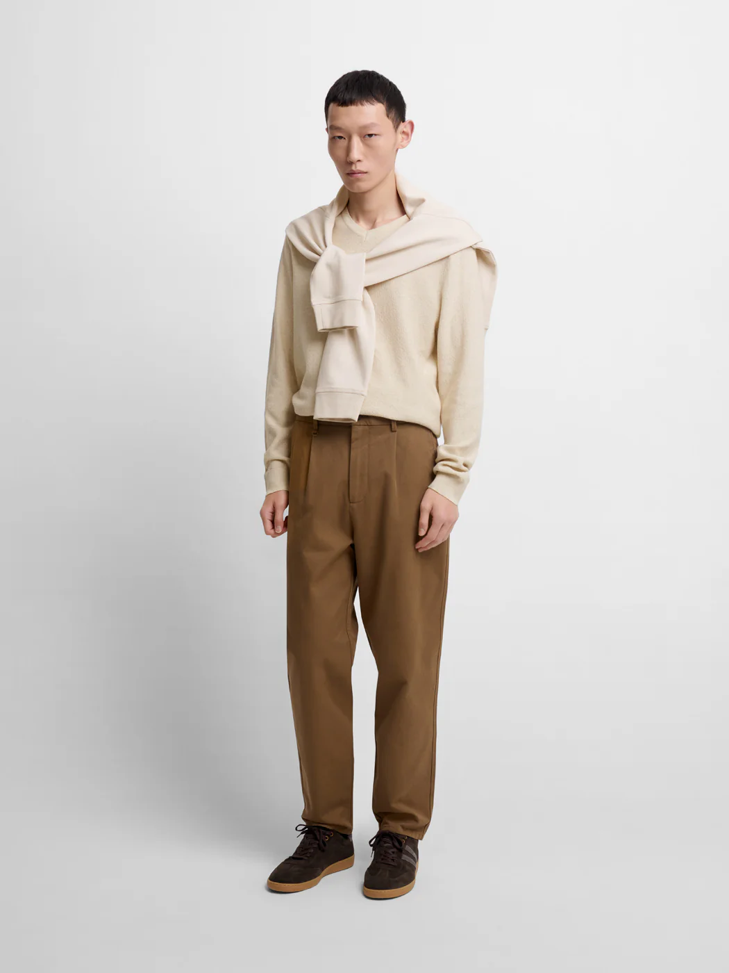 Pull col V en coton bio - Image 4