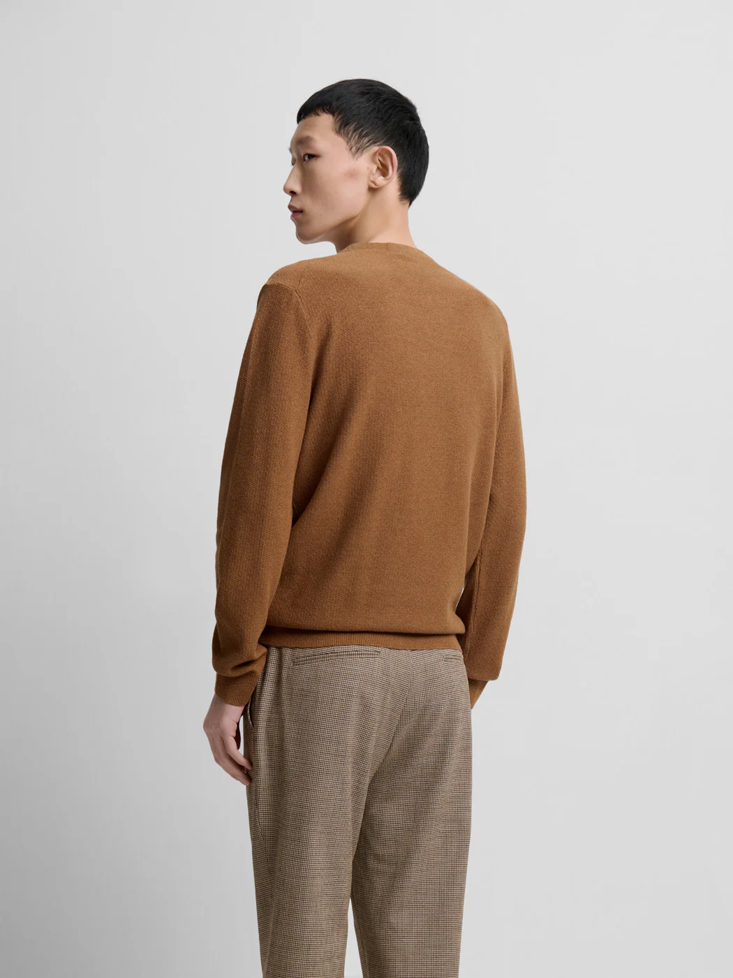 Pull col V en coton bio - Image 2