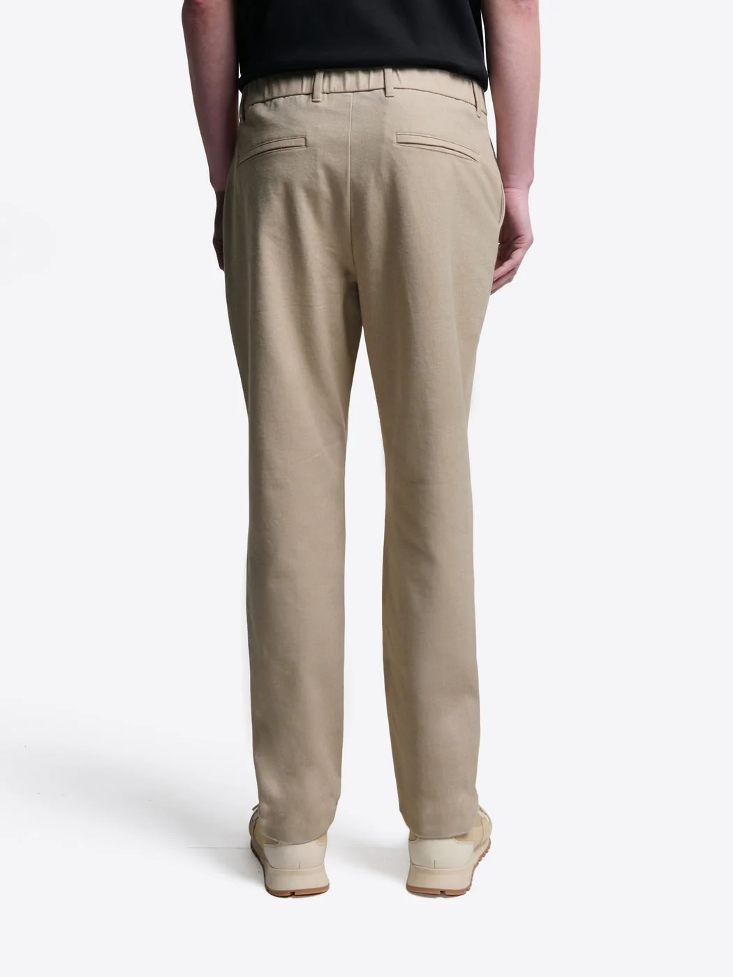 Chino slim en coton taille élastique - Image 4