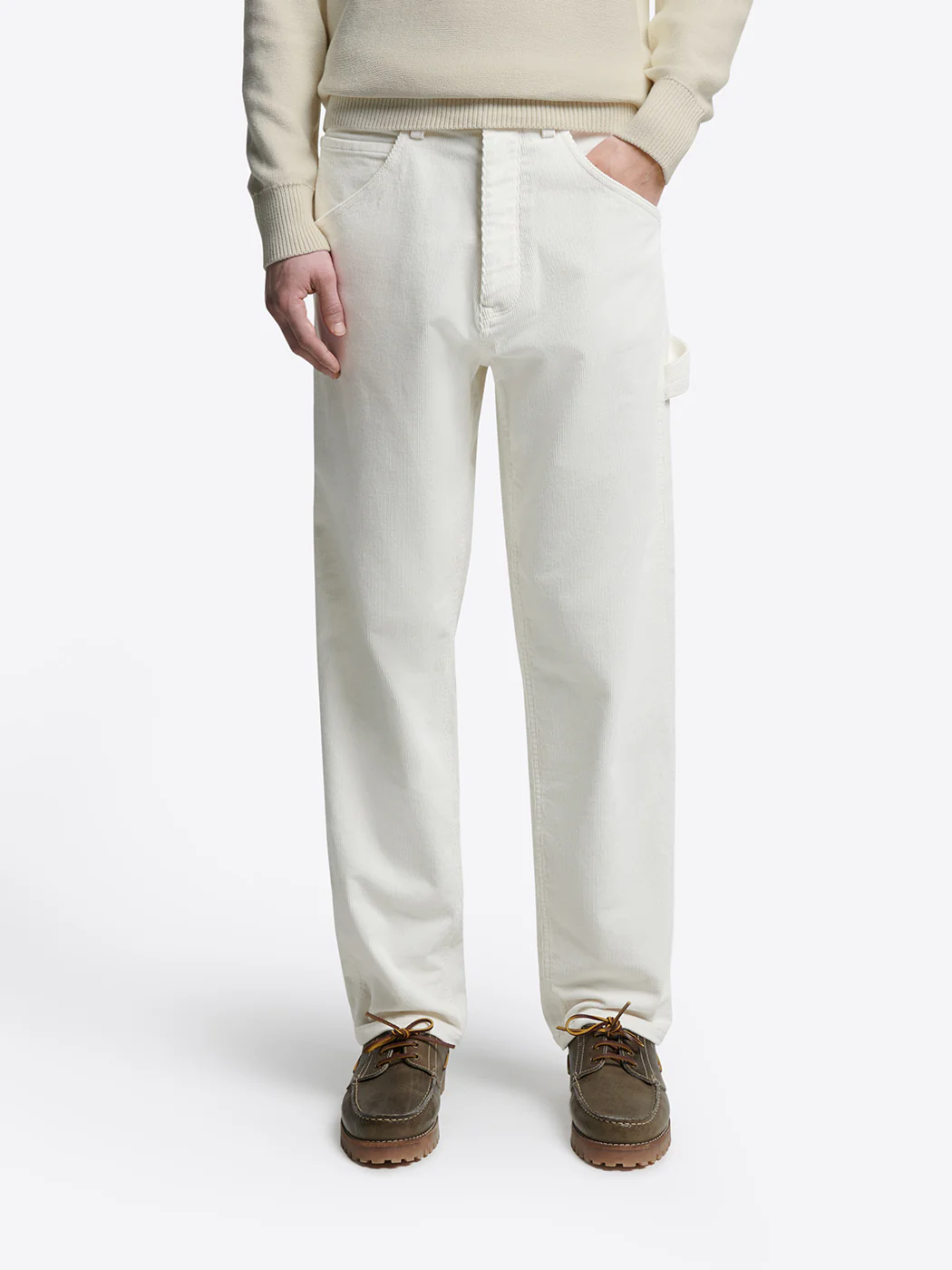 Chino loose fit  en velours côtelé - Image 2