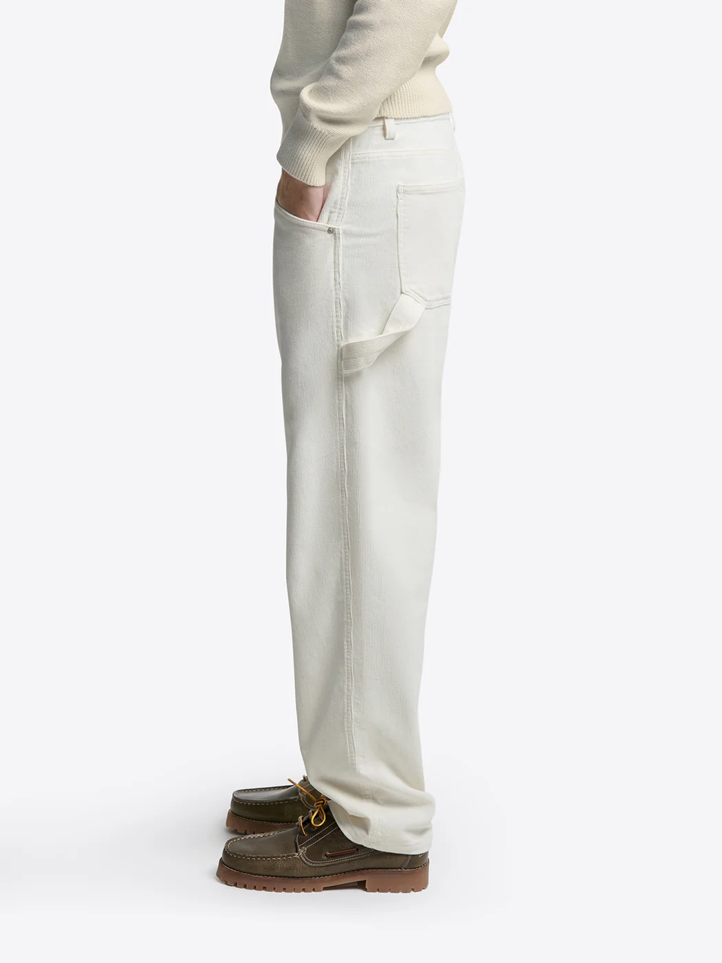 Chino loose fit  en velours côtelé - Image 4