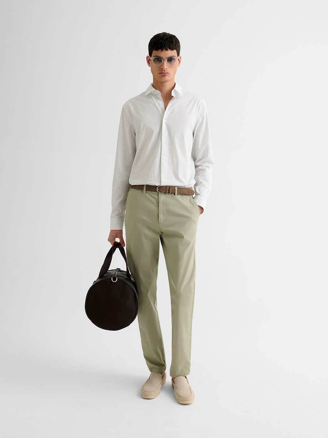 Chino slim stretch taille élastiquée