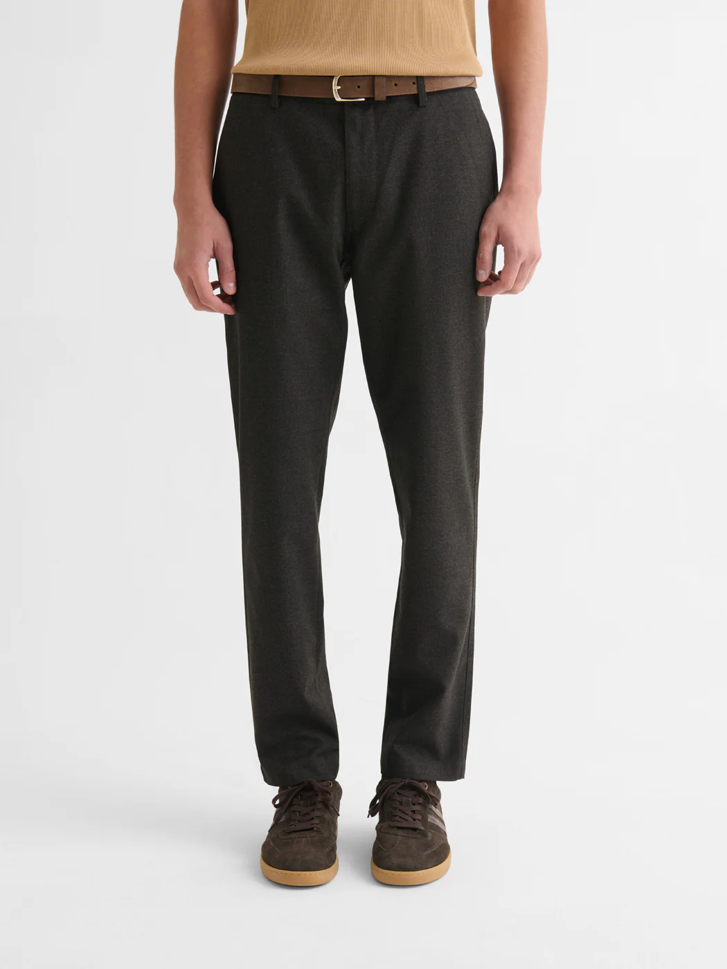 Chino slim taille semi-élastiquée - Image 2