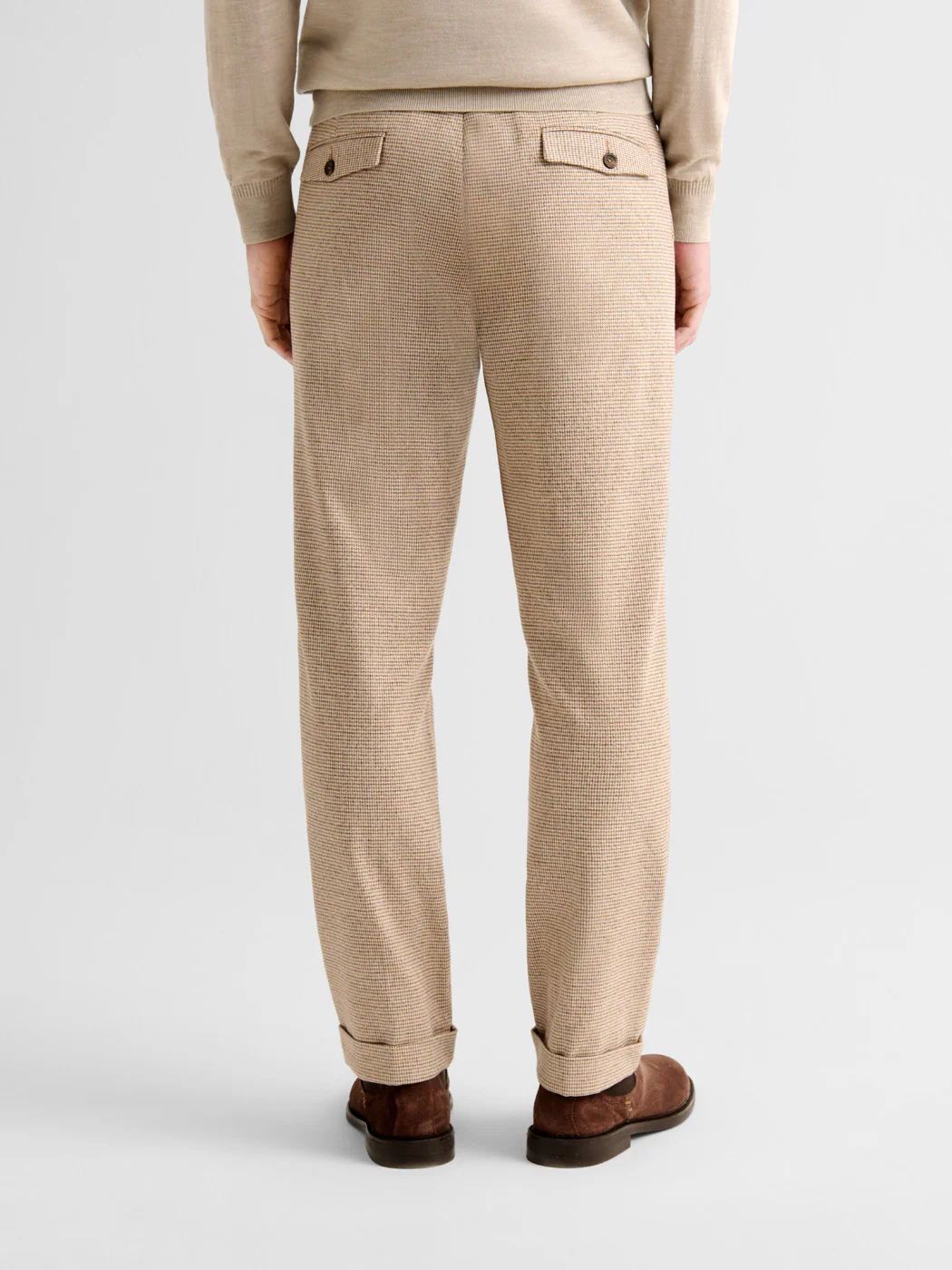 Chino coupe droite motif fantaisie - Image 4