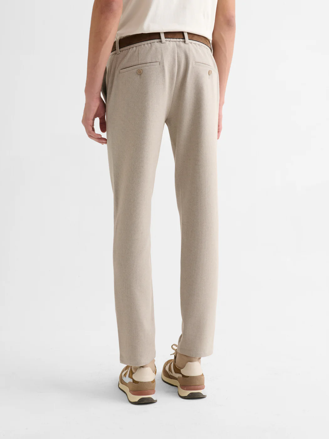 Chino jogpant taille semi-élastiquée - Image 3