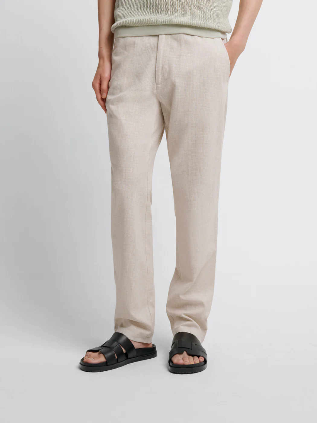 Chino en coton lin - Image 2