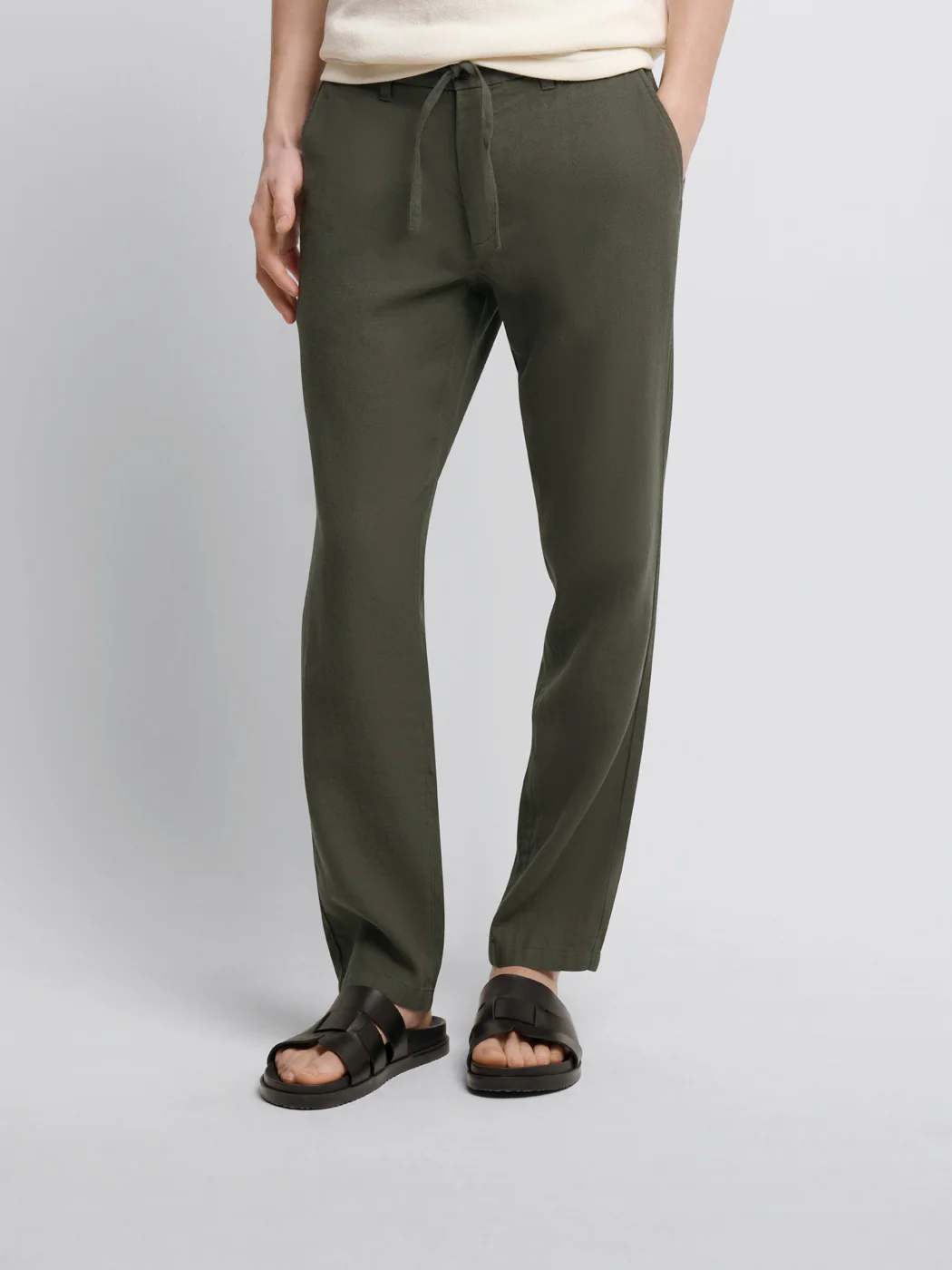 Chino en coton lin - Image 2