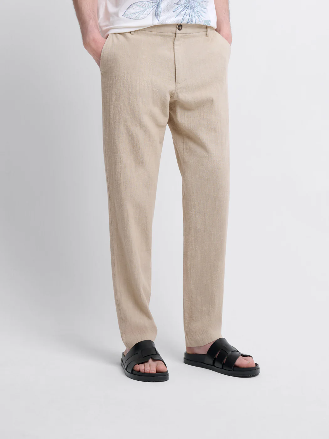 Chino taille semi-élastiquée - Image 2