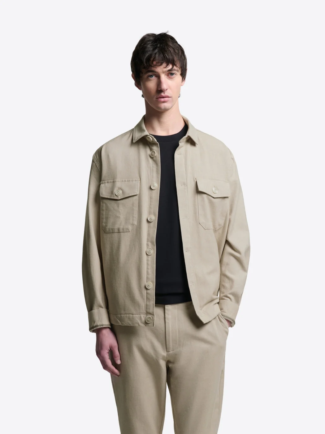 Surchemise regular unie