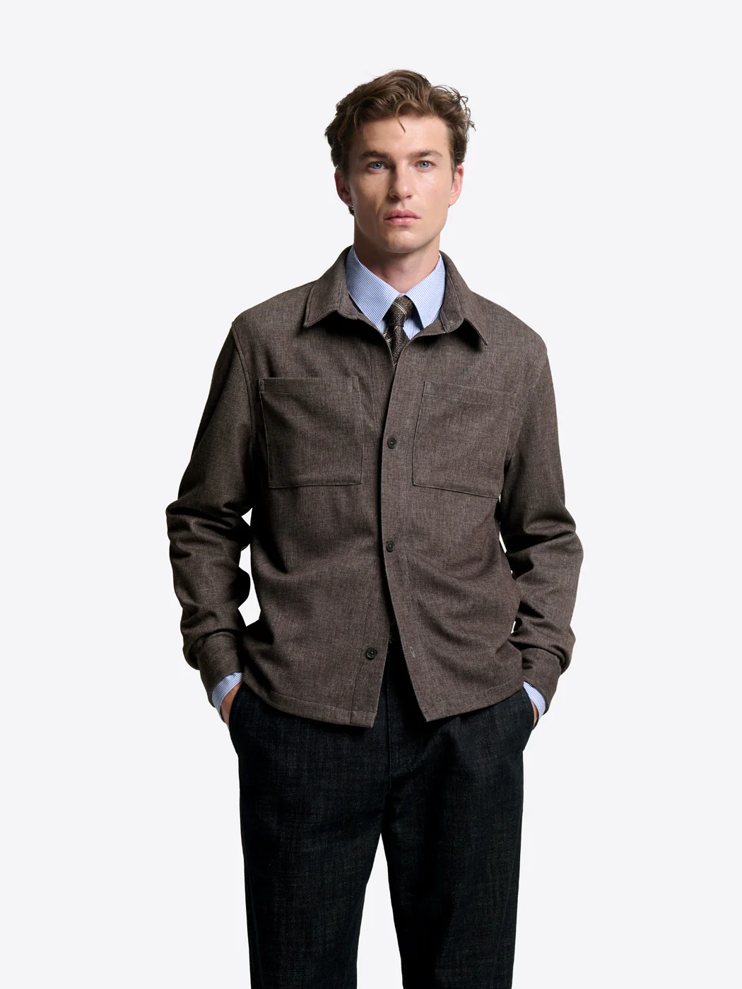 Surchemise chinée regular