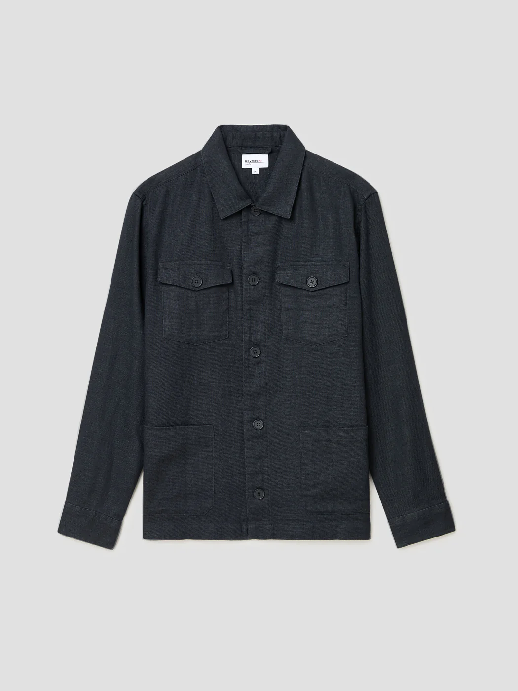 Surchemise regular en coton lin - Image 3