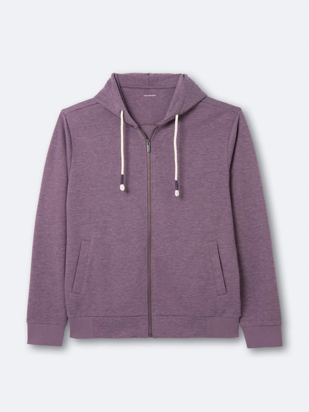 Sweat à capuche faux-uni en coton - Image 3
