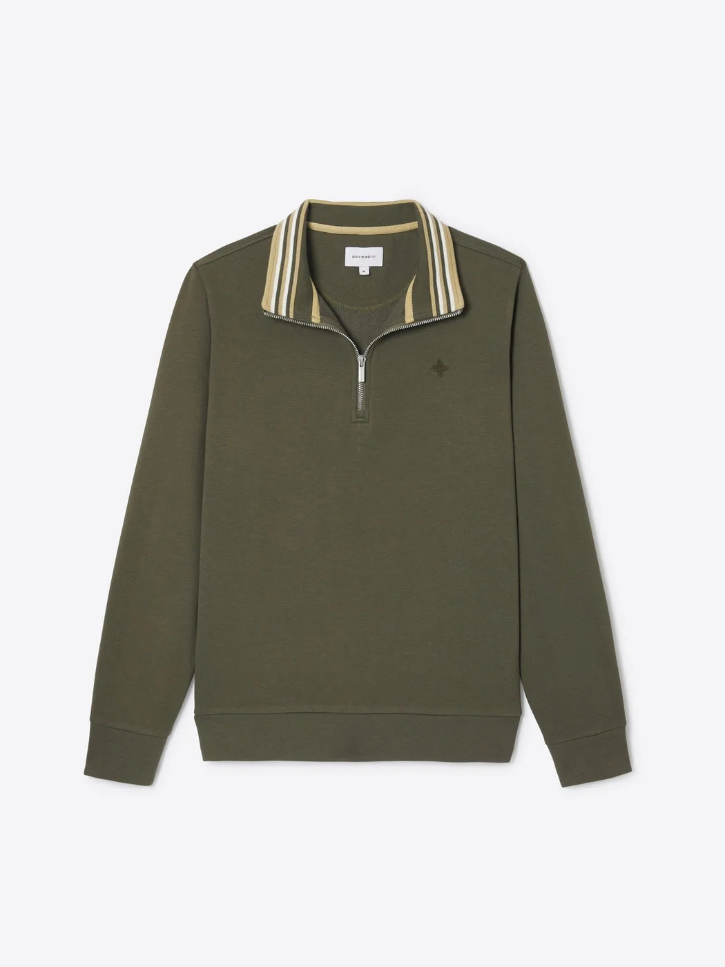Sweat col montant zippé