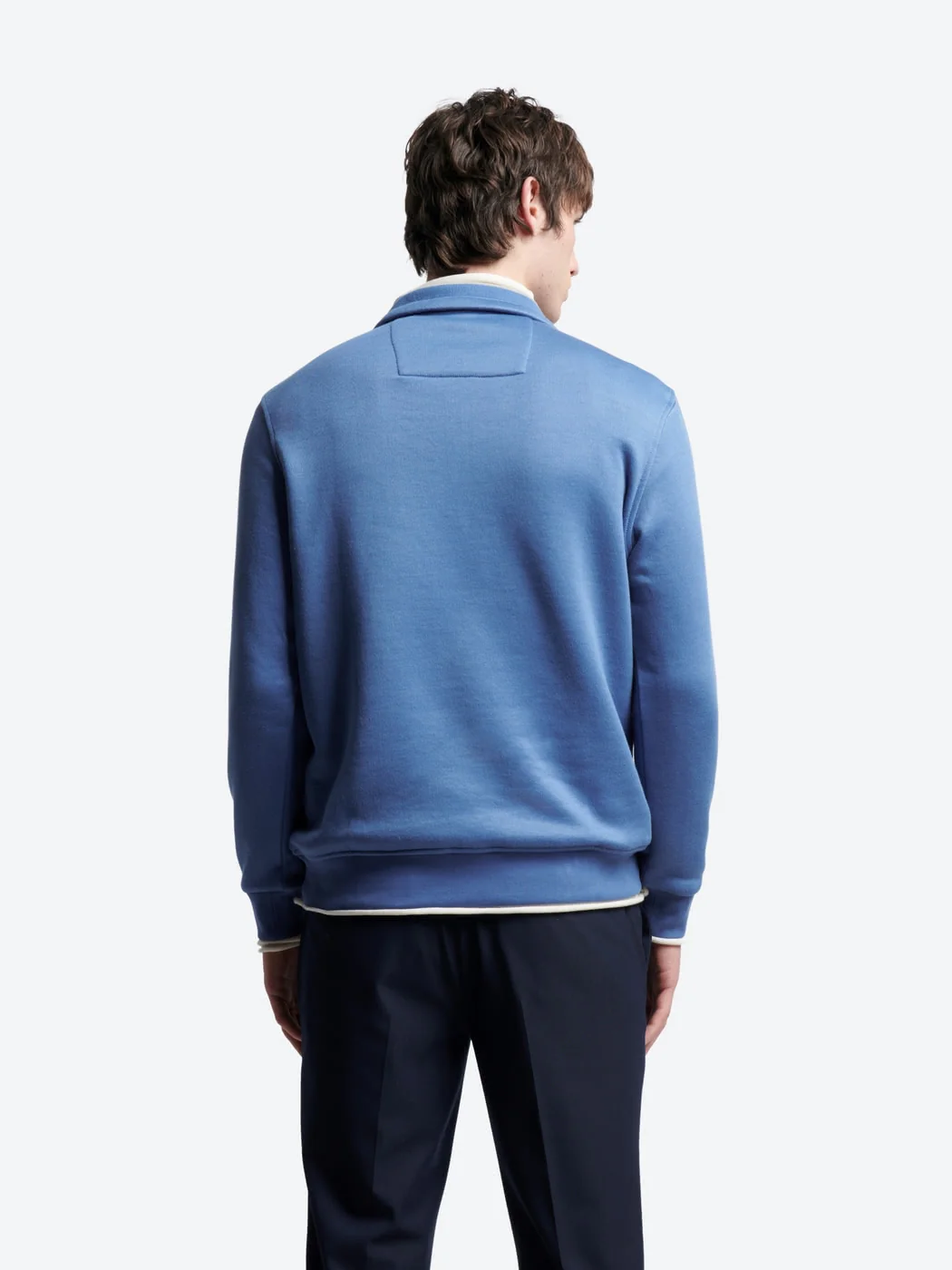 Sweat col montant zippé en coton - Image 2