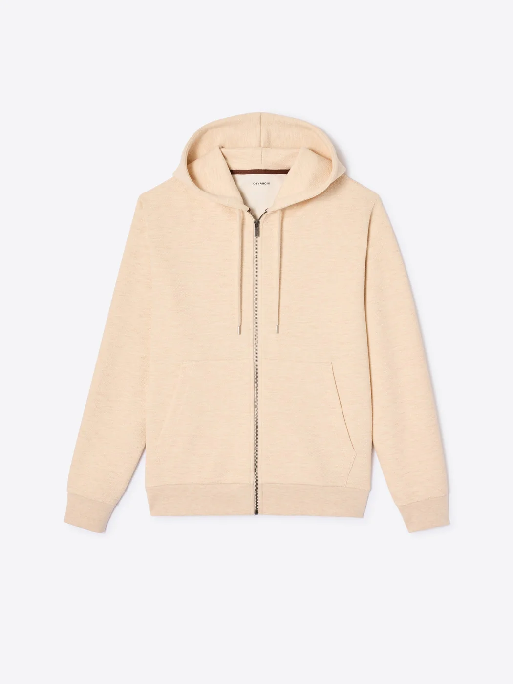 Sweat à capuche en coton chiné - Image 3