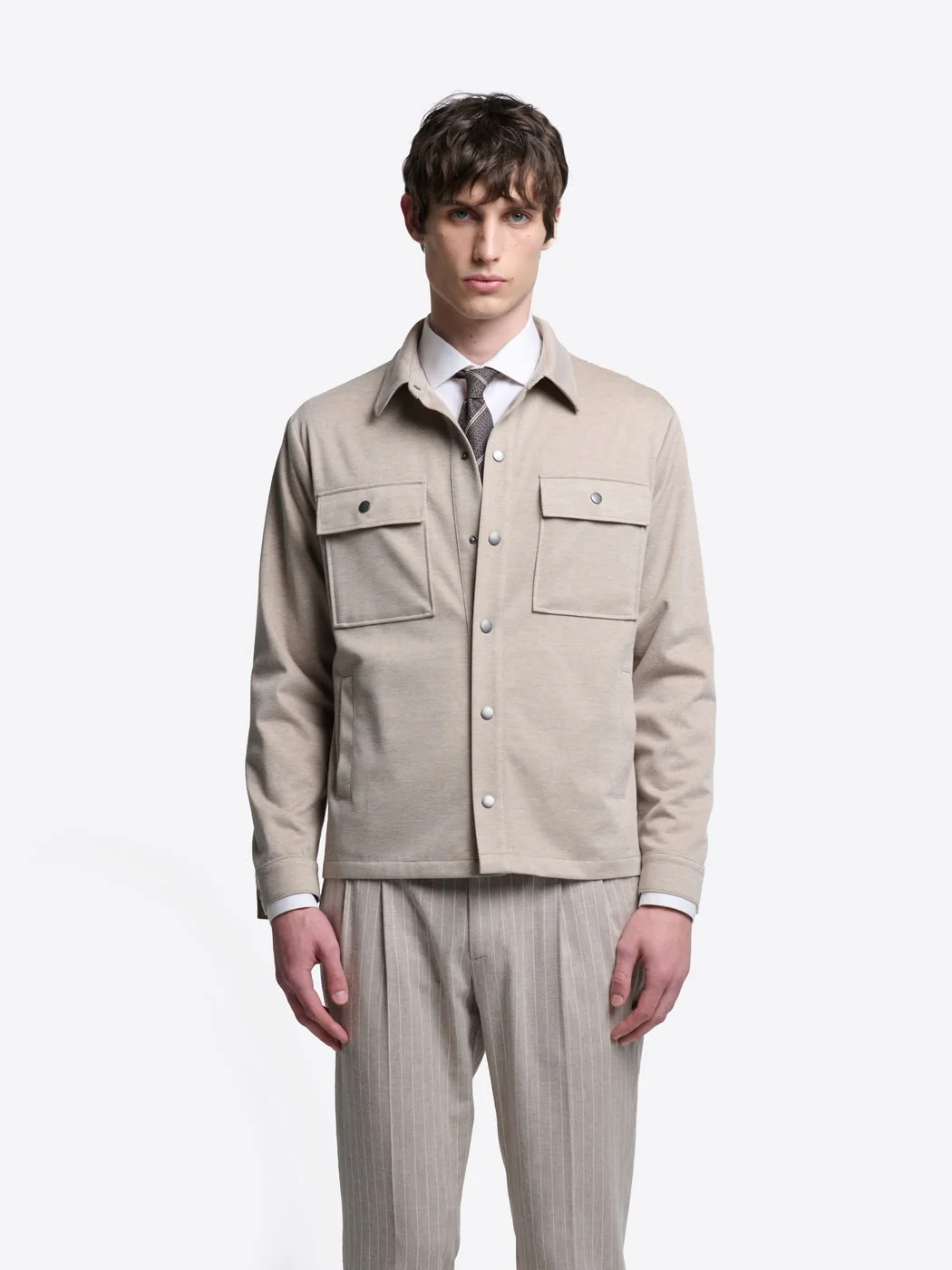 Sweat col chemise