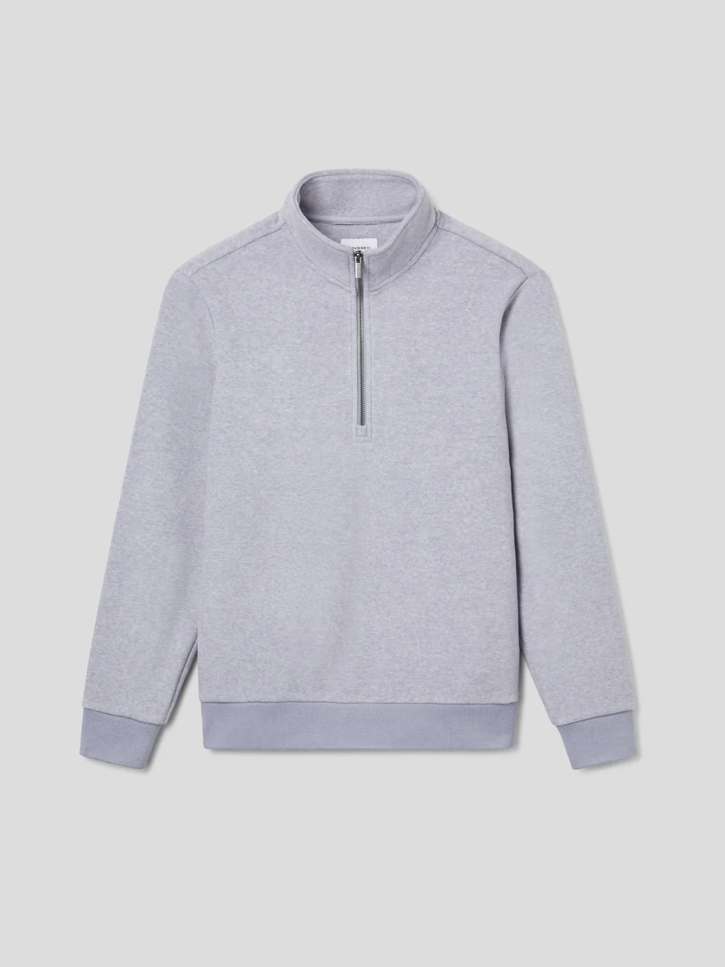 Sweat col montant zippé chiné - Image 3