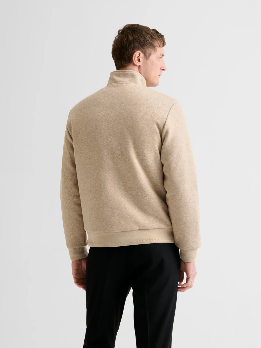 Sweat col montant chiné - Image 2