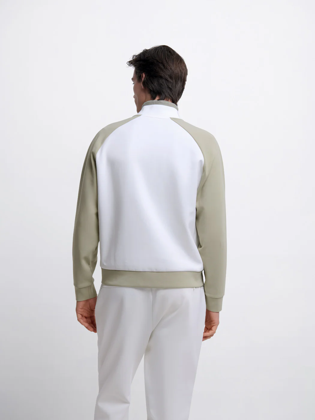 Sweat col teddy bicolore - Image 2