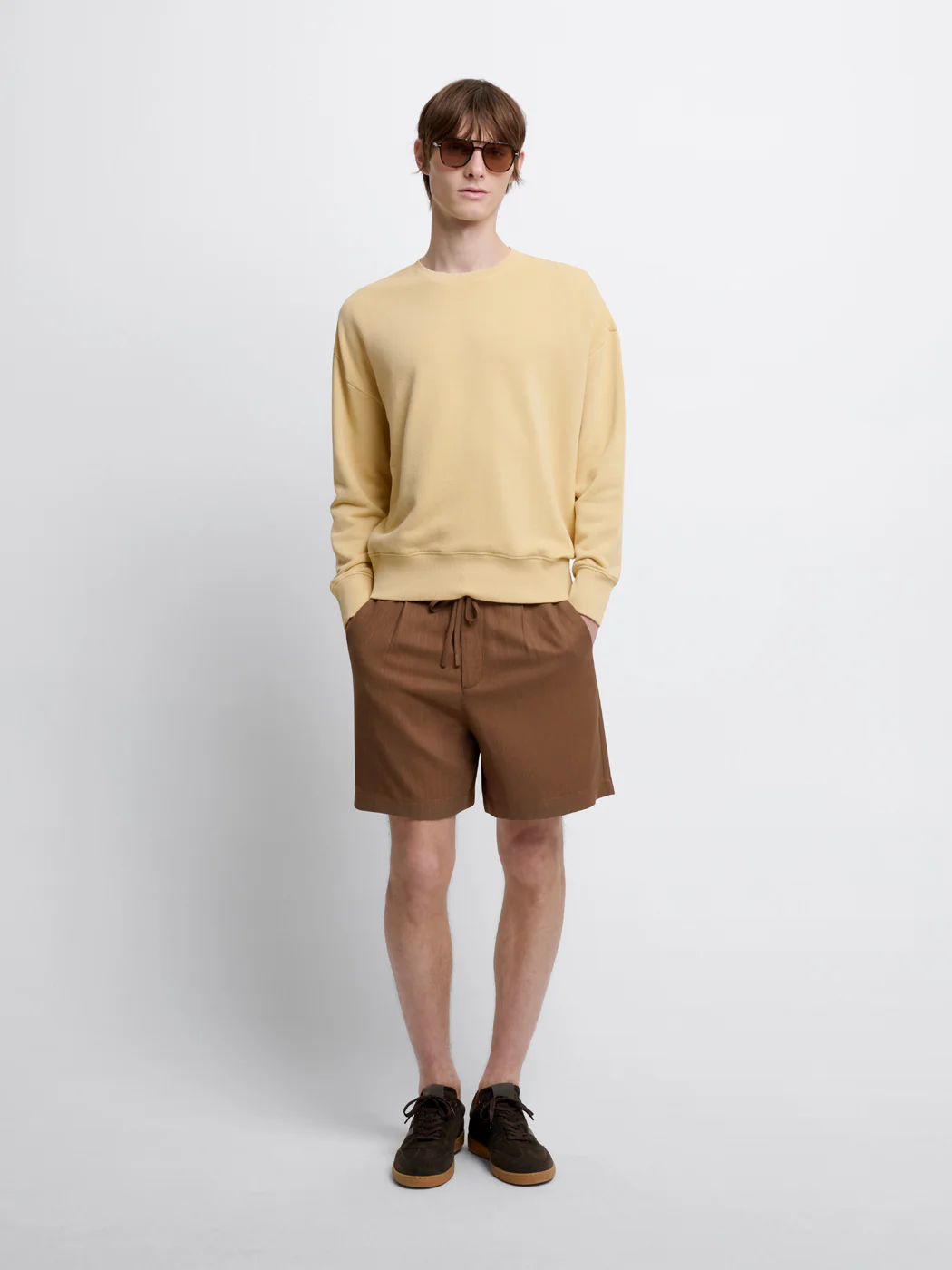 Sweat col rond en coton - Image 4