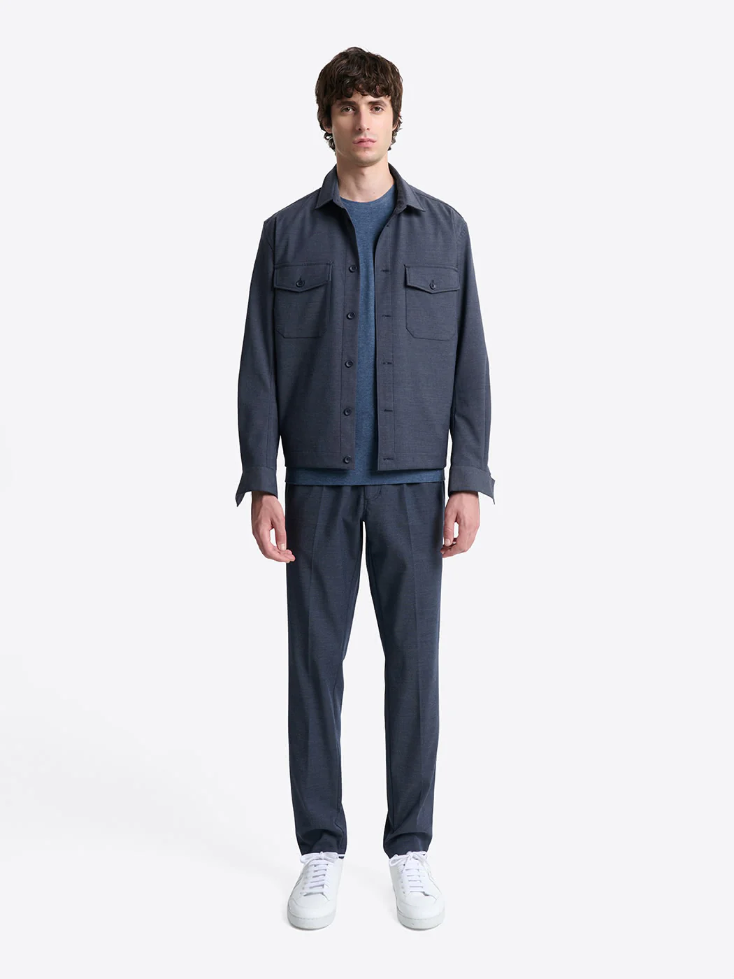 T-shirt col rond regular en coton - Image 4