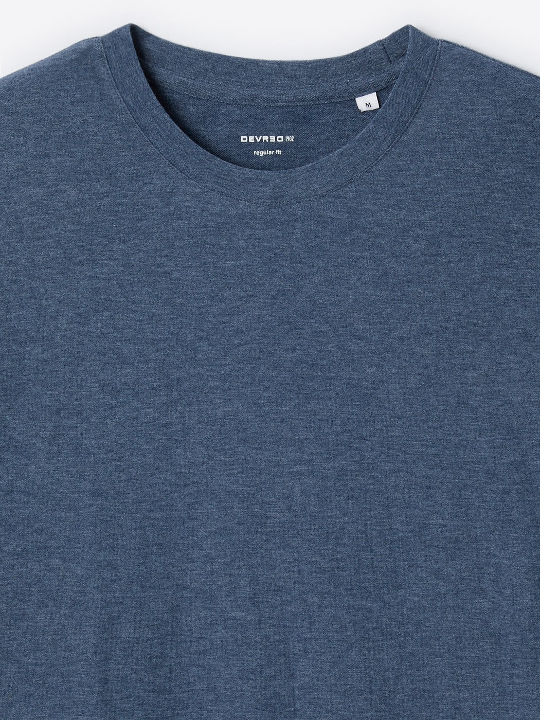 T-shirt col rond regular en coton - Image 5