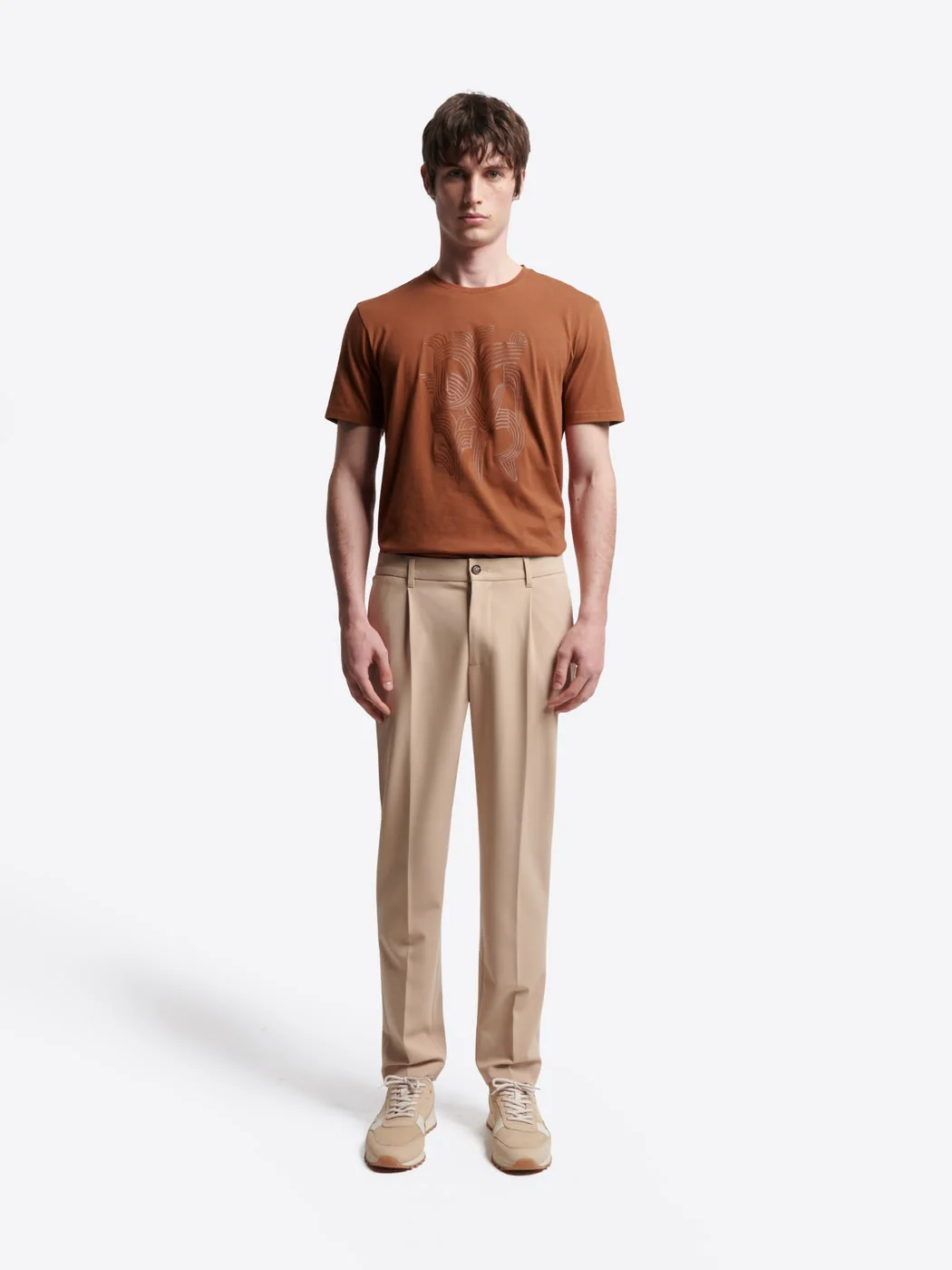 T-shirt col rond en coton - Image 4